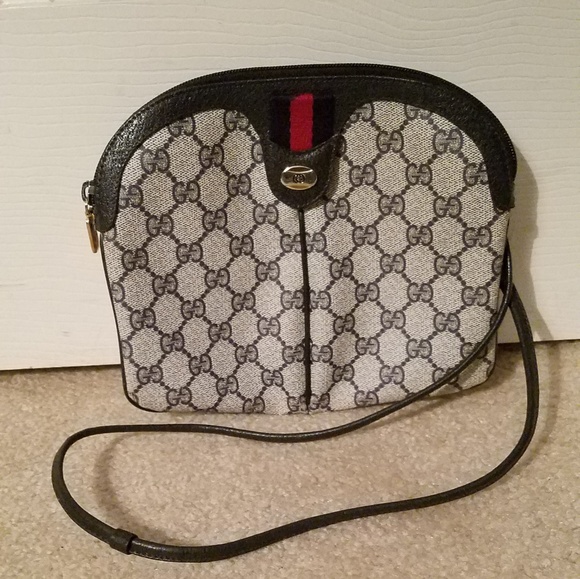 Gucci Handbags - Authentic Vintage Gucci Blue Crossbody Bag